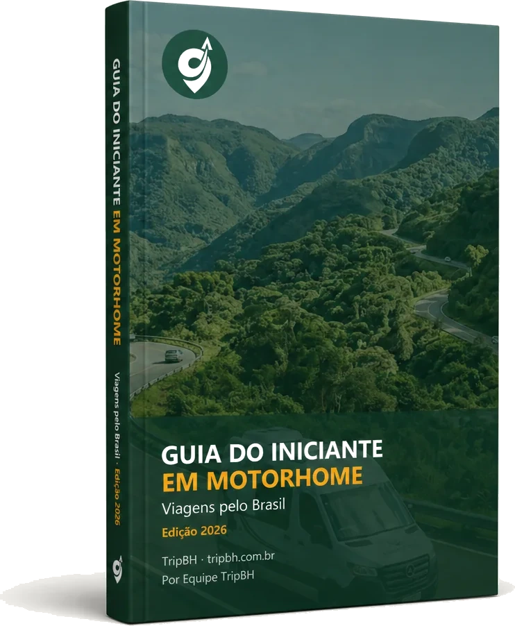 Mockup 3D do Guia do Iniciante em Motorhome