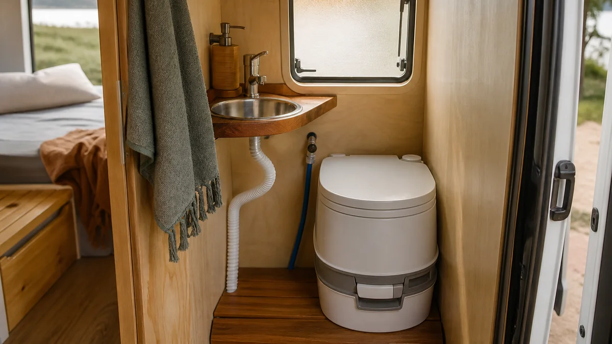 Como Funciona o Banheiro do Motorhome e Como Fazer o Seu