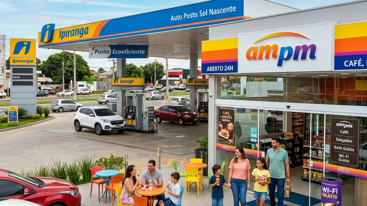 Convenience store at Ipiranga station