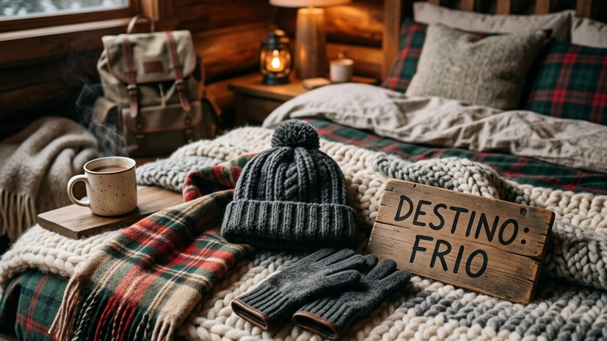 Checklist de itens de inverno para viagem