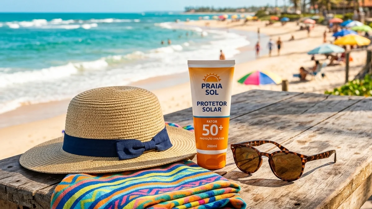 Checklist de itens de verão para viagem